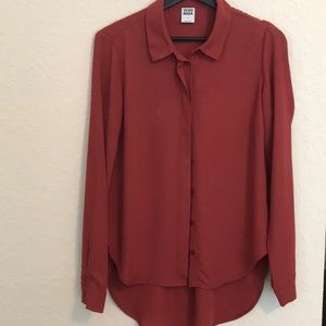 VERO MODA Blouse in dark red